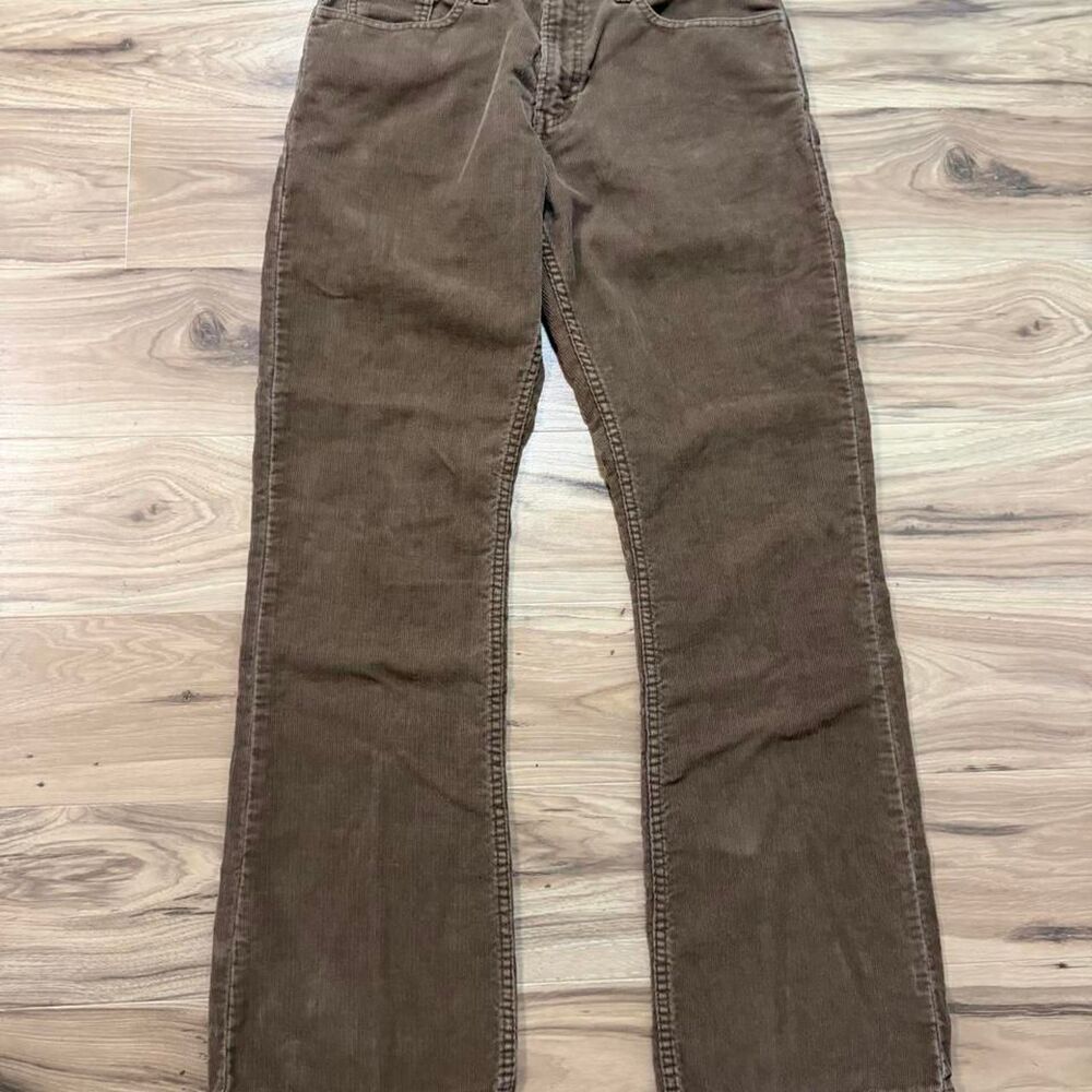 Vintage 2005 Light Brown corduroy Levi's 527 Boot Cut pants size 33x32